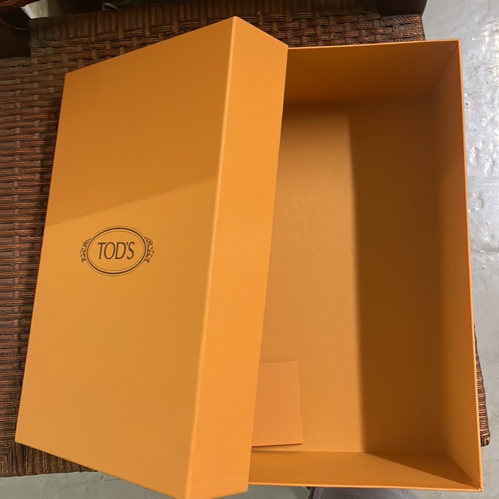 Tod’s shoe Box.